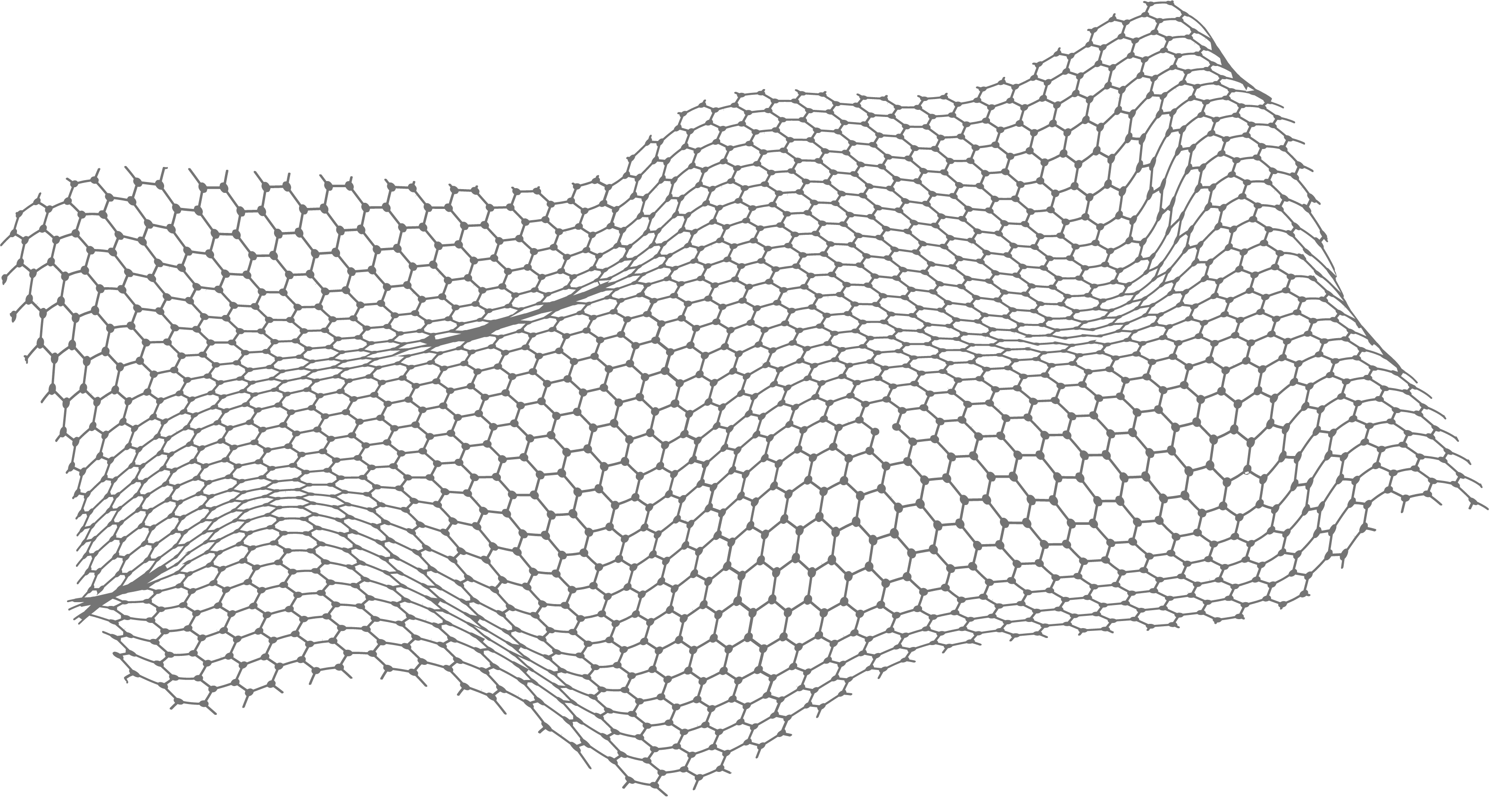 A graphene lattice
