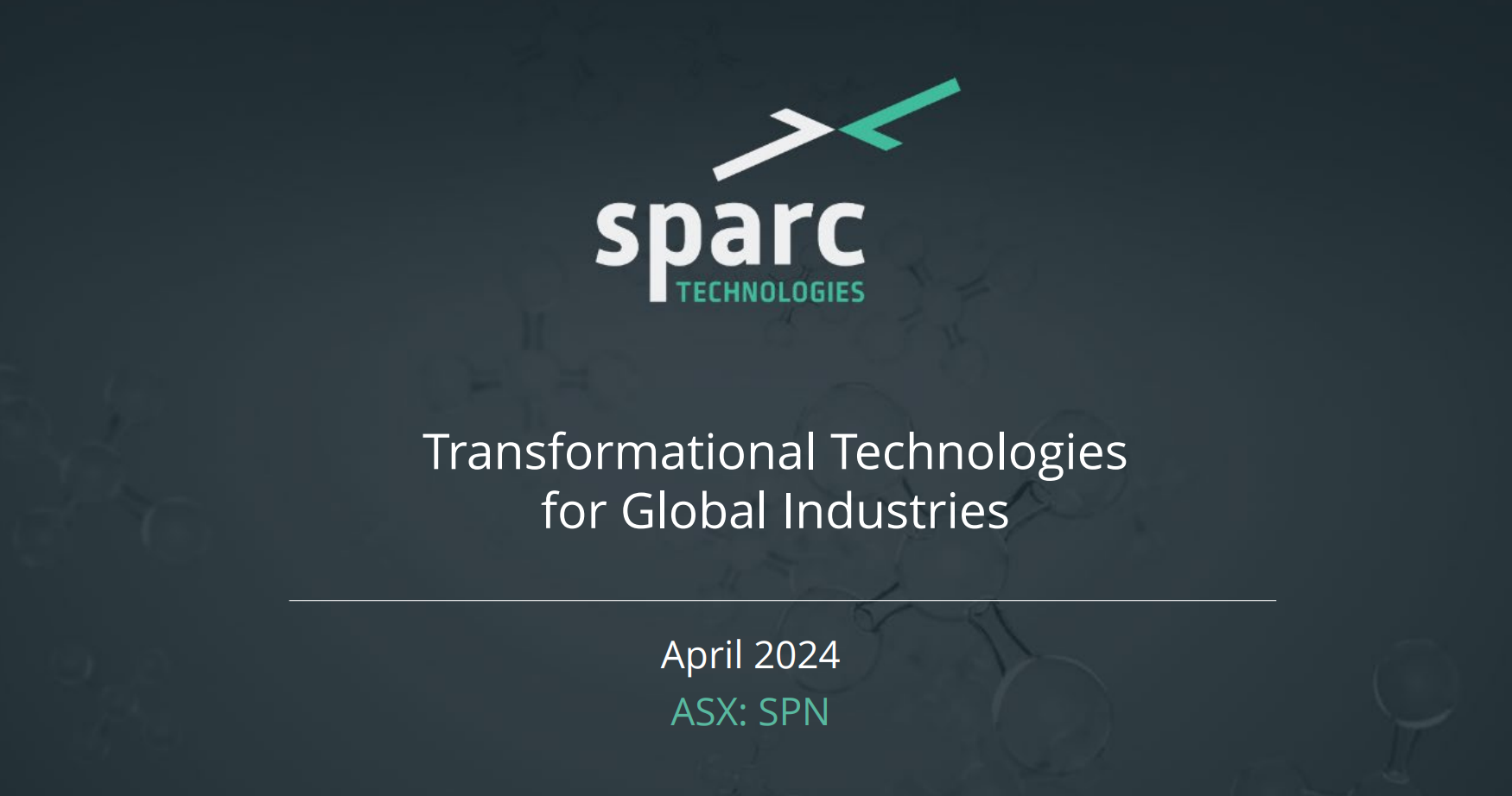 Sparc Technologies 2024 April Presentation
